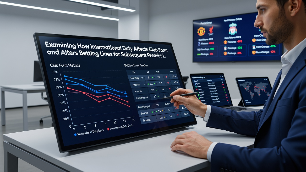 Bookmakers adjusting Premier League betting lines after international breaks