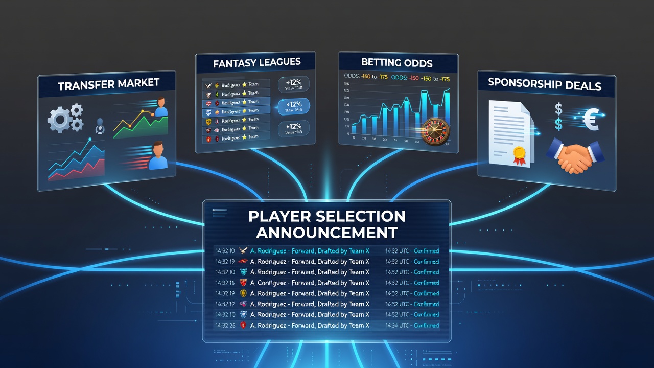 Graph depicting odds fluctuations across different sports markets following a lineup reveal
