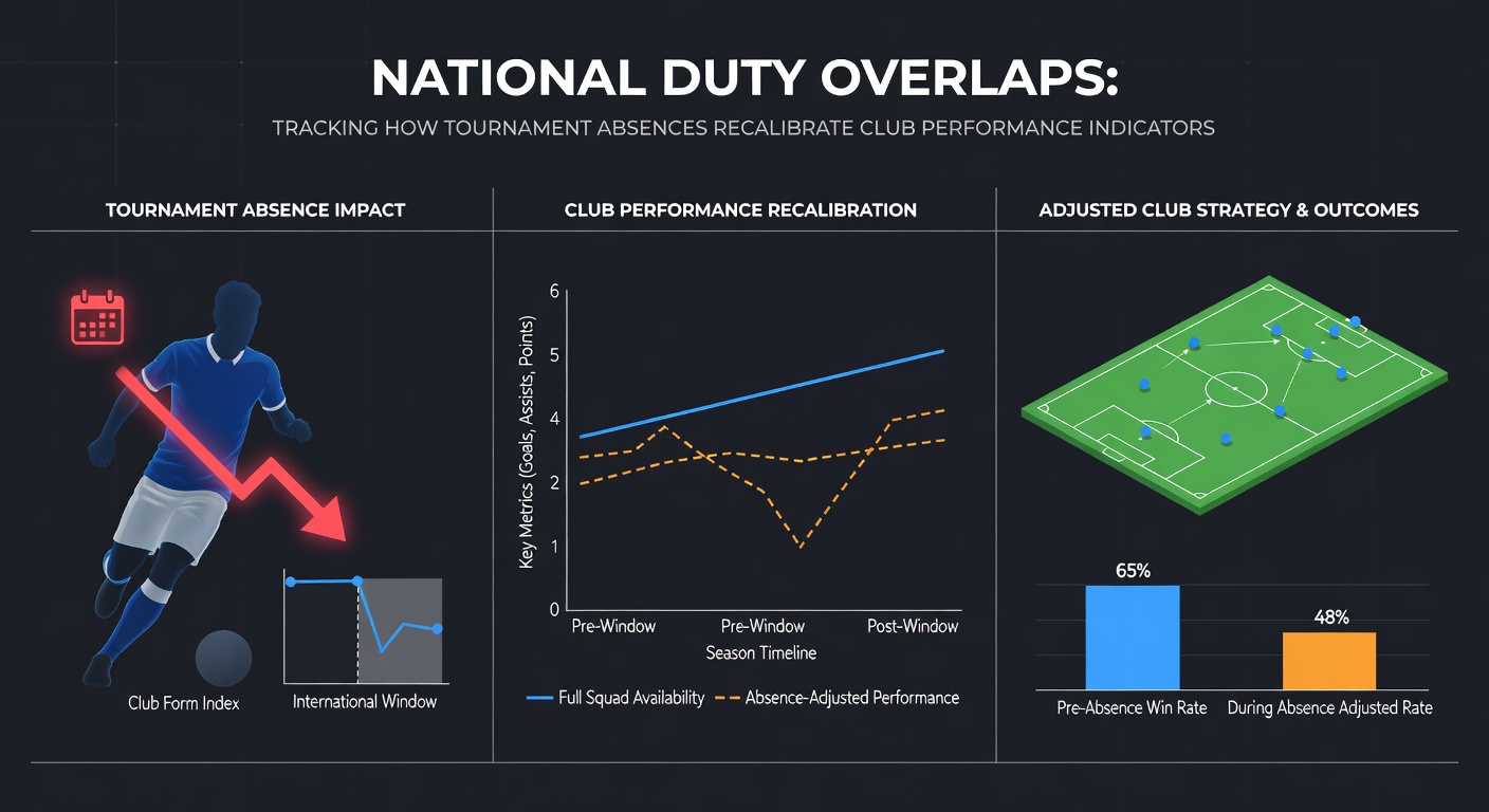 Club analysts reviewing performance data charts during an international break period
